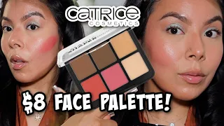 AN $8 FACE PALETTE DUPE FOR HIGH END FACE PALETTES?! || REVIEW & DEMO! CATRICE COSMETICS