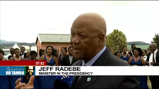 Jeff Radebe on OR Tambo Centenary celebrations in Nkantolo