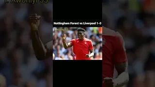 Nottingham Forest vs Liverpool 1-0 • #nottingham #liverpool #lfc #epl #mosalah
