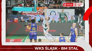 WKS Śląsk 🆚 BM Stal - najlepsze akcje #EnergaBasketLiga #PLKPL