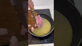 Зеленое карри с курицей