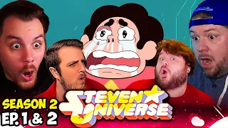 Steven Universe Season 2 Episode 1 & 2 Group Reaction | Full Disclosure / Joy Ride