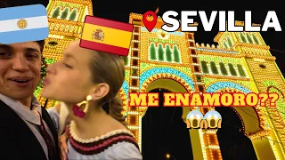 ARGENTINO visita por PRIMERA VEZ la FERIA DE SEVILLA 🇦🇷🇪🇸 #vlog 8 | Tomi Demaio