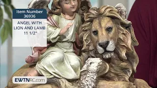 36936_ANGEL WITH LION AND LAMB