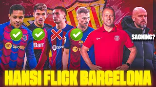 Hansi Flick Barcelona Ft. Palacios, Kimmich, Roque, Lewa ✅️ Ferran ❌️ Araujo❓️Eric Ten Hag Sacking 🔜