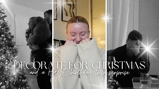 SURPRISING MY BOYFRIEND WITH A TRIP TO NEW YORK & DECORATE WITH US FOR CHRISTMAS