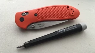 How to disassemble and maintain your Benchmade Ritter Griptilian Pocketknife
