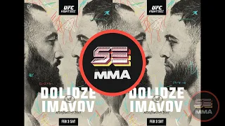 UFC Vegas 85 Dolidze vs Imavov predictions | SE MMA Show #161