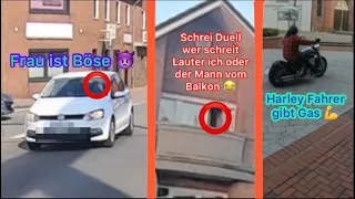 Frau ist WÜTEND weil wir nen Wheelie  auf der Straße ziehen 😡😂 + Schrei Duell mit Mann aufm Balkon