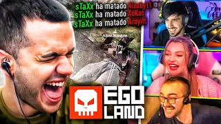 ASÍ ES LA REACCIÓN DE LOS STREAMERS CUANDO sTaXx LOS M4TA EN EGOLAND! | #2