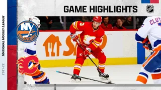 Islanders @ Flames 2/12/22 | NHL Highlights