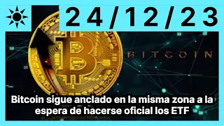 Bitcoin sigue anclado en la misma zona a la espera de hacerse oficial los ETF