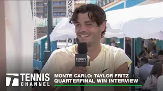 Taylor Fritz talks defeating two time champion Stefanos Tsitsipas | 2023 Monte Carlo Quarterfinal