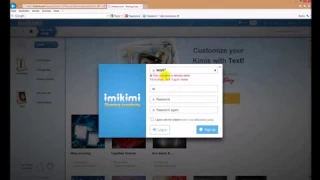 Регистрация и вход на сайт Имикими