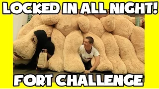 HIDING ALL NIGHT IN A CLOSED COSTCO (TOILET PAPER FORT)