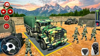 Army Truck Transport Offroad Simulator - US Cargo Vehicle Driving Mountain 3D - Android GamePlay #4