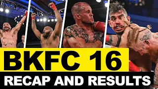 The Best of Bare Knuckle FC 16  ~ Fight Recap & Leonard Garcia retires