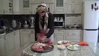 Чеченское национальное блюдо («Ба1арш»)