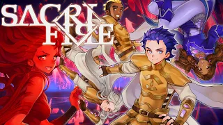 SacriFire A NEW JRPG WITH A UNIQUE BATTLE SYSTEM Playtest Full Demo Playthrough Gameplay Walkthrough