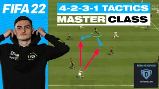 Play 4-2-3-1 Custom Tactics like a Pro! FIFA 22 Masterclass
