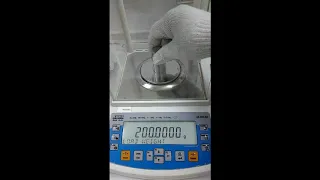 Radwag Analytical Scale External Calibration Demonstration