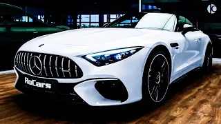 2023 Mercedes AMG SL 63   Sound, Interior and Exterior in detail