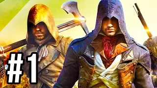 Assassin's Creed Unity Co-Op Gameplay #1 - THE GREAT MISTAKE!! (Mission 1 PS4/XB1 1080p HD)