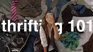 a THRIFT GUIDE 🧺🌟🧣 tips, haul & selling my stuff!