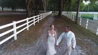 Wedding By Drone - Lange Farm, Dade City, FL