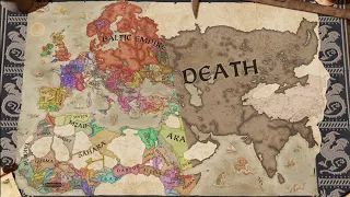 CK3 Timelapse but the black death is set to Doomsday and keeps returning (867)