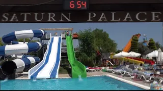 Saturn Palace Resort in Antalya Türkiye (Waterslides + Hotel & Roomtour) (4K)