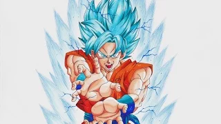孫悟空 超サイヤ人 ブルー 描いてみた/Drawing Goku Super Saiyan Blue