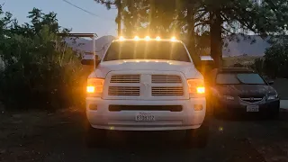 The time has come. 4th Gen Megacab cab lights. Clearance lights. 2010 Ram 2500 Cummins