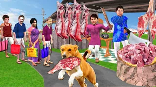 Lalchi Kutta Greedy Dog Mutton Thief Mutton Shop Wala Hindi Kahani Hindi Moral Stories Hindi Stories