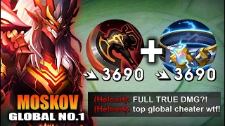 GLOBAL MOSKOV BROKEN BUILD FULL TRUE DAMAGE HACK FOR 2024🔥 PERFECT LATE GAME BUILD! ( 101% BROKEN )