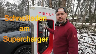 Wie lade ich am Tesla Supercharger? -einfach erklärt