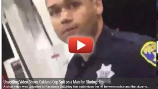 Unsettling Video Shows CORRUPT Cop Spit on a Man for Filming Him,THATS ASSAULT