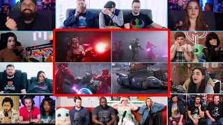 Youtubers React To Paz Vizsla’s Death | The Mandalorian S3 Ep 7 End Scene Reaction Mashup