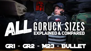 ALL GORUCK SIZES Explained & Compared: GR2 / GR1 / M23 / Bullets + SHOCKING REVELATIONS 🤯