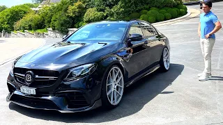 Mercedes AMG E63 BRABUS 800 - BRUTAL New FULL Drive Review Interior Sound