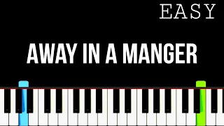 Away In A Manger  | Easy Piano Tutorial | Synthesia