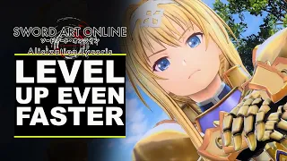 Sword Art Online: Alicization Lycoris - Basic Leveling and XP Guide