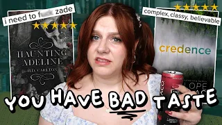 drunk reaction to 5 star reviews of books i hate 🤨 *DRUNK LITERACY*