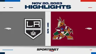 NHL Highlights | Kings vs. Coyotes - November 20, 2023