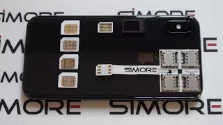 iPhone X Multi-SIM adapter to use 5 SIM cards (five numbers) in an iPhone X - SIMore WX-Five X