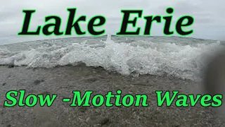 Cinematic 4K GoPro slow motion waves crashing on the beach