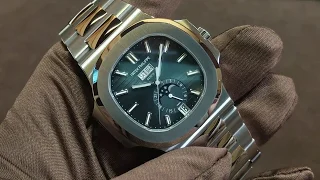 【鋼王再臨】PATEK PHILIPPE 百達翡麗 Nautilus 5726/1A-001年曆腕錶