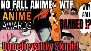 Crunchyroll is Unbelievably Stupid NO FALL ANIME The Anime Awards 2023