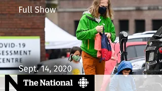 CBC News: The National | Sept. 14, 2020 | Canada’s rising COVID-19 cases; Life on Venus