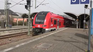 Der Desiro HC im Bahnhof Saalfeld/Saale